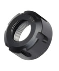 Heavy Duty Engraving Machine ER Collet Nut for High Precision CNC Milling with black heat treated steel construction.