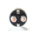 Heavy Duty Lift Pump Contactor 24V 150A Magnetic Relay For Excavators And Forklifts, copper terminals and mounting bracket view.