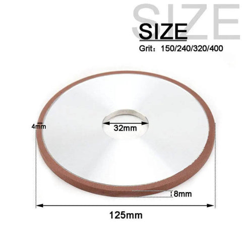 125Mm Diamond Grinding Wheel For Angle Grinder Parallel Disc For Metal Tungsten Steel Milling Cutter Tool 125x32x8x4 mm