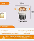 MXJCKSOQ 3.5 inch Recessed Lighting Kit Fixture 7W,10W,15W,20W 4000KLED Downlights Ceiling Lights 15 Pack Retrofit LED Downlight close-up view
