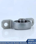 Heavy Duty Precision KP005 Mounted Bearing Fits 25mm Shaft Zinc Alloy Pillow Block Housing Unit For Industrial Machinery Rigs And Builds That Work Smoothly Without Problems And Come Straight Up Ready To Install In Your Garage Shop Today. KP005 25mm zinc alloy pillow block bearing, side view