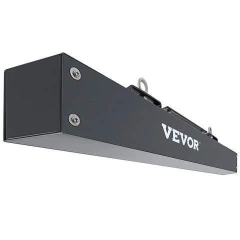 48 Inch Hanging Magnetic Sweeper With Heavy Duty Aluminum Casing, 67 Lb Lift Nail Magnet, Hang Type, Forklift Compatible, side view