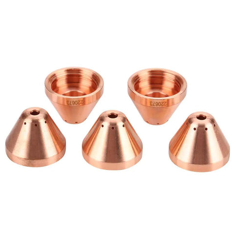 Five Piece Plasma Cup Cap 220673 Set For MAX45 Cutting Torch High Temperature Plasma Cutter