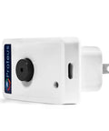 Smart WiFi Electric Load Sensor With Email And Text Alerts See When Your Motors Pumps Or Gadgets Turn On Or Off Works Over Your Home Or Office Network No Hub Required Includes 12 Ft Cable Simple Setup device side view with plug