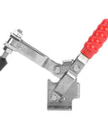 Straight Up Pro Grade Welding Clamp And Positioning Jig Made From 304 Stainless Steel, showing lever and base detail.