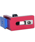 Miter Stop For T Slot Tracks And T Track Gauges Pro Grade Precision Woodworking Guide Block with red aluminum design