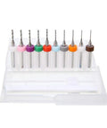 Assorted drill bits for hand engraving punch for PCB mini drill electric adapter