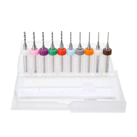 Assorted drill bits for hand engraving punch for PCB mini drill electric adapter