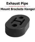 Car Exhaust Hanger 4 Pack Rubber Insulator Bushing Mount With 2 Holes Zero Point Four Seven Inch 12mm Universal Fit