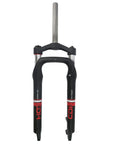Beefy 26 Inch Fat Bike Fork 4.0 Suspension With 1 1 8 Headset, 135mm Dropout, 130mm Travel, Aluminum Alloy, 28.6mm Straight Tube