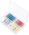 Get Jacked With These Super Tight 50pc Solder Seal Quick Wire Connectors For Fast Heat Shrink Butt Electrical Kits And Cool Automotive Insulated Tube Terminal Gadgets That Rock Your Rig. 50pc assorted heat shrink solder seal wire connectors in plastic case