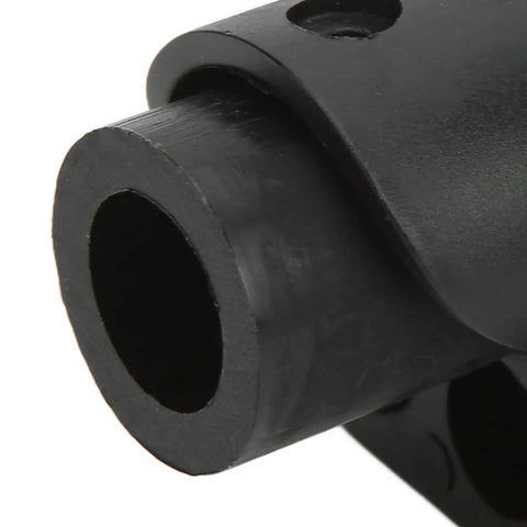 Close-up of spearfishing muzzle opening, ABS build, part of Ultra Lightweight Spearfishing Muzzle For Speargun Beefy High Strength durable gear.