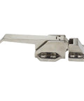 Durable 304 Stainless Steel Door Handle Lock Set For Drying Oven & Mechanical Equipment. Side view of heavy duty cabinet latch.