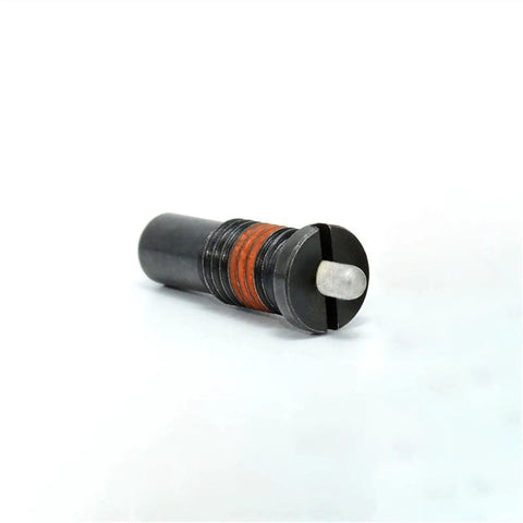 Rock Solid Carbon Steel Spring Plunger With Flange Mount Telescopic Index Finger Pin for light load positioning tasks, detailed view.