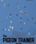 Ultimate Pigeon Training Guide For Birmingham Roller Pigeons cover with flock of pigeons flying in blue sky