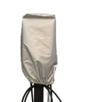 Rock Solid EV Charger Cover Heavy Duty Waterproof Shell protecting an electric vehicle charger from rain and snow outdoors.