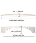 Dimensions of 10 Pack 5 Inch Brushed Satin Nickel Cabinet Handles For Kitchen Cabinets Cupboards And Drawers, shown in diagram