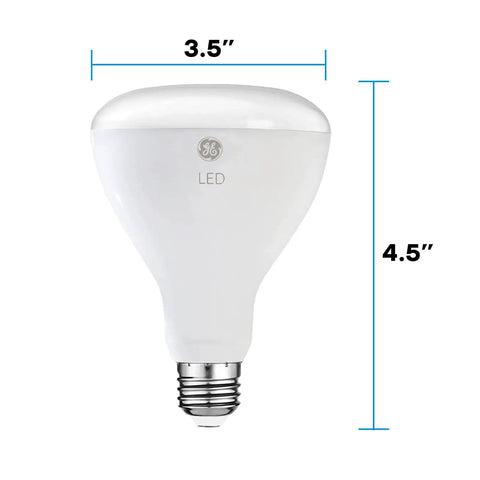 Daylight LED 65W Replacement Indoor BR30 Flood Light Bulbs Pack Of 4 650 Lumens 5000K Cool White Energy Efficient Long Lasting