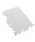 20pcs White Corrugated Cardboard Sheets 8x6 Inches 1.5mm Thick Shockproof Packing Inserts corner angle view