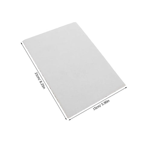 20pcs White Corrugated Cardboard Sheets 8x6 Inches 1.5mm Thick Shockproof Packing Inserts corner angle view