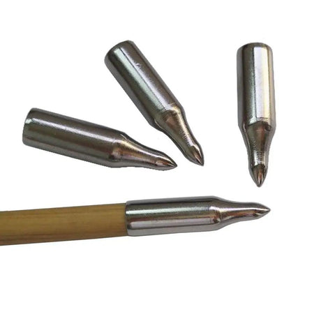 Glue On Field Points For 8mm Arrows 24 Pack Metal Arrow Tips Tough As Nails Durable Target Practice Arrowheads For Wood Shafts