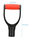 D Shaped Shovel Handle Replacement Grip For Household Shovels Non Slip Comfy Grip Durable Garden Tool Handle, dimensions shown