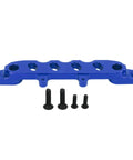 Lightweight Aluminum Front Mount Stand For SCX6 JLU Wrangler One Sixth RC Car CNC Machined For Precise Fit Boosts Stability Dark Blue
