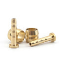 10 Pack Brass Disc Brake Hose Olive Inserts And Barbs Set For Hydraulic Disc Brakes, Pro Grade Precision Connecting Components