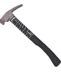 Ti64 Titanium Power Hammer 12 Oz Construction Grade With Tough Fiber Shock Absorbing Fiberglass Handle No Slip Grip Milled Face Made In USA Heavy Duty Driving Tool For Pros