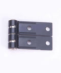 Torque Type Friction Positioning Door Hinge 1 Piece Black Nickel Plated Iron Hardware Easy Install No Fuss Long Lasting Toughness For Doors And Cabinets 32x20.3x1mm With 3mm Screw Holes Durable Black Finish close-up view
