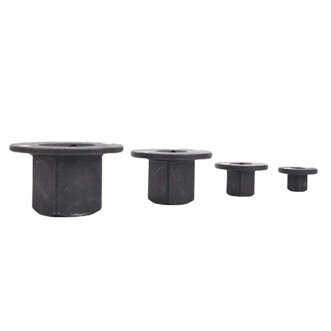 Premium Low Impact Socket Adapter Set For Tight Spots With Magnetic Drive And Easy Access Reducing Tools That Make Auto Repair A Breeze Every Single Time, 4 black adapters