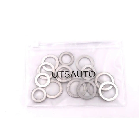 Oil Crush Washers And Drain Plug Gaskets Replacement 15 Pack For Honda Accord Civic CRV Ridgeline Odyssey Pilot Fit Element And Acura Models