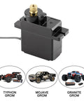 Beefed Up Micro Metal Gear RC Servo Upgrade For Arrma And Losi One Twelfth To One Eighteenth Scale RC Trucks And Buggies Direct Replacement