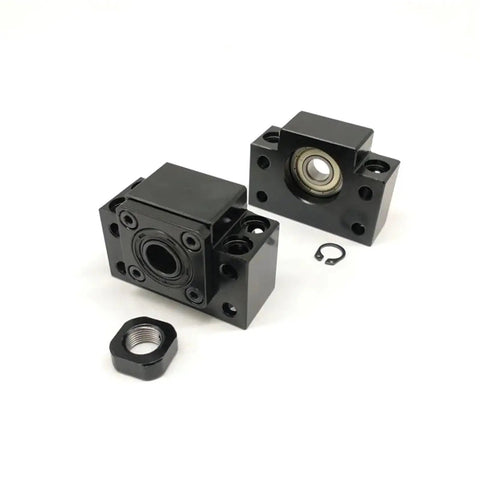 Grab This Awesome 2set Ballscrew End Support Kit Featuring BK12 And BF12 Bearings Perfect For SFU1605 And SFU1604 Leadscrews, showing BK12 and BF12 units.