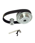 Pro Setup 3M Timing Belt Pulley Kit featuring aluminum 50 tooth and 25 tooth sync gears with 276mm belt and tool.