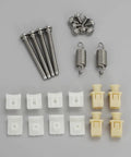 Heavy Duty Headlight Adjustment Screws And Spring Hardware For Toyota Pickup Tacoma 4Runner 1989 To 1996 rust proof stainless steel bolts and springs.