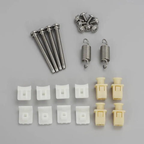 Heavy Duty Headlight Adjustment Screws And Spring Hardware For Toyota Pickup Tacoma 4Runner 1989 To 1996 rust proof stainless steel bolts and springs.
