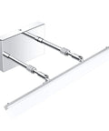 LED Vanity Lights 15.7 Inch Adjustable Bathroom Wall Light Over Mirror Chrome Modern Vanity Lighting 5500K Daylight With 180 Degree Rotatable Joint And Retractable Rods Energy Saving 2835 SMD LEDs