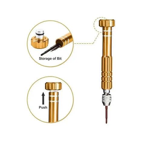 All In One Watch Repair Toolkit For Quick Fixes And Strap Swaps With Back Case Opener Link Pin Remover Spring Bar Remover Replacement