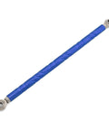 Adjustable Shift Linkage Rod For 1986 And Up Touring Softail Trike Ride Ready Fits Road King Road Glide Street Glide Electra Glide FXLRS Fat Boy Breakout Night Train Blue, blue aluminum rod with heim joints