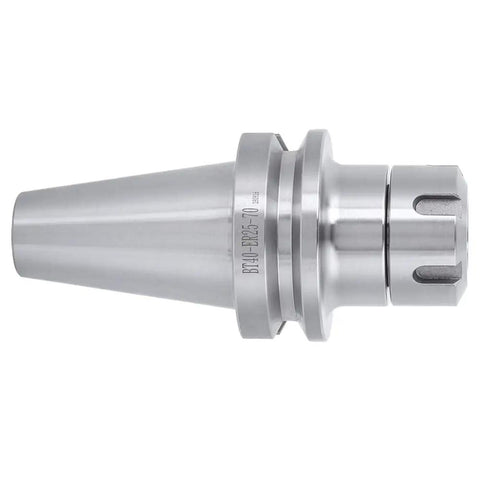 ER25 70 Collet Chuck Tool Holder For CNC Lathe And Milling Machines, Alloy Steel 40Cr, 70mm length, side view on white background