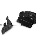 Hella Sturdy Heavy Duty Spare Tire Hoist Carrier Winch Built From Premium Rust Proof Steel For Ford F450 F550 Work Trucks, detailed view of hoist mechanism.