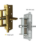 Automatic Closing Self Aligning Door Hinge With High Strength Spring Heavy Duty Stainless Steel Rust Proof Invisible Design 80 Degree Opening