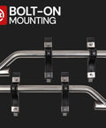 Bolt-on 2 Pack Stainless Steel Poly Fender Mounting Kit For Semi Trucks And Trailers Fits 19.5 To 24.5 Inch Tires