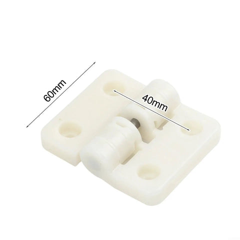 Adjustable Plastic Resin Gate Hinges With 90 And 180 Degree Stop For Outdoor Gates Weatherproof Security Door Hardware