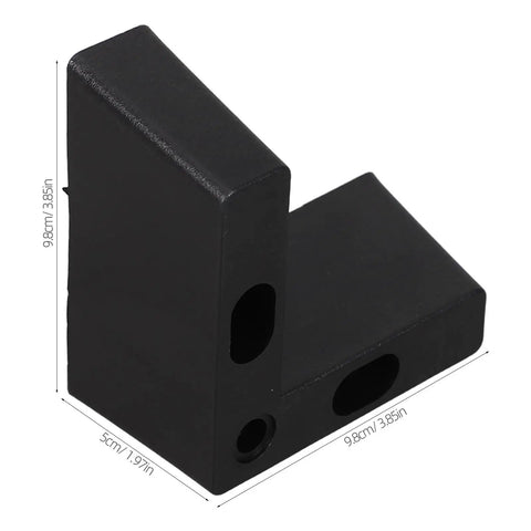Rock Solid L Shaped Furniture Legs With M5 Mounting Screws For Sofa Cabinet And Tables Four Pack Floor Safe Plastic Feet