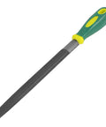 Half Round File Hand Tool For Metal And Wood, Second Cut Double Sided Abrasive Finishing File, 8 Inch Long With Ergonomic Handle