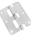 Silver Detachable Quick Release Hinges 3.03 x 2.64 Inch for cabinets, toolboxes, flight cases, and drawers, shown flat.