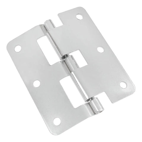 Silver Detachable Quick Release Hinges 3.03 x 2.64 Inch for cabinets, toolboxes, flight cases, and drawers, shown flat.