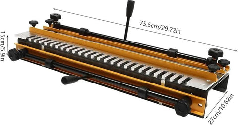 Pro Grade Manual Dovetail Jig With Milling Cutter Producing Dead Tight Semi Blind Joints Solid Aluminum And Steel Build 15cm height